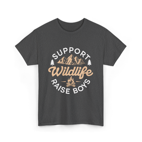 Support Wildlife Raise Boys Wildlife T-Shirt - Dark Heather