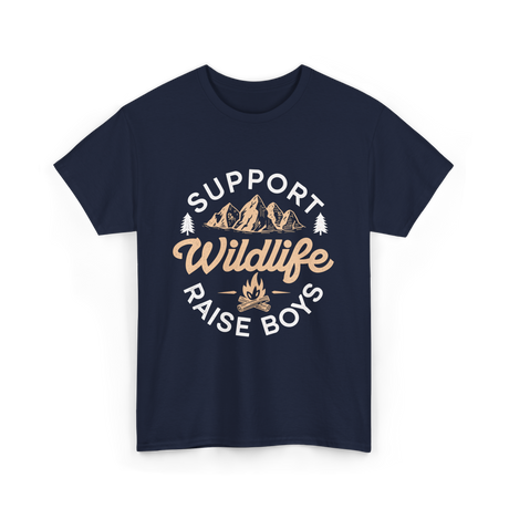 Support Wildlife Raise Boys Wildlife T-Shirt - Navy