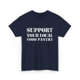 Support Your Local Food Pantry T-Shirt - Navy