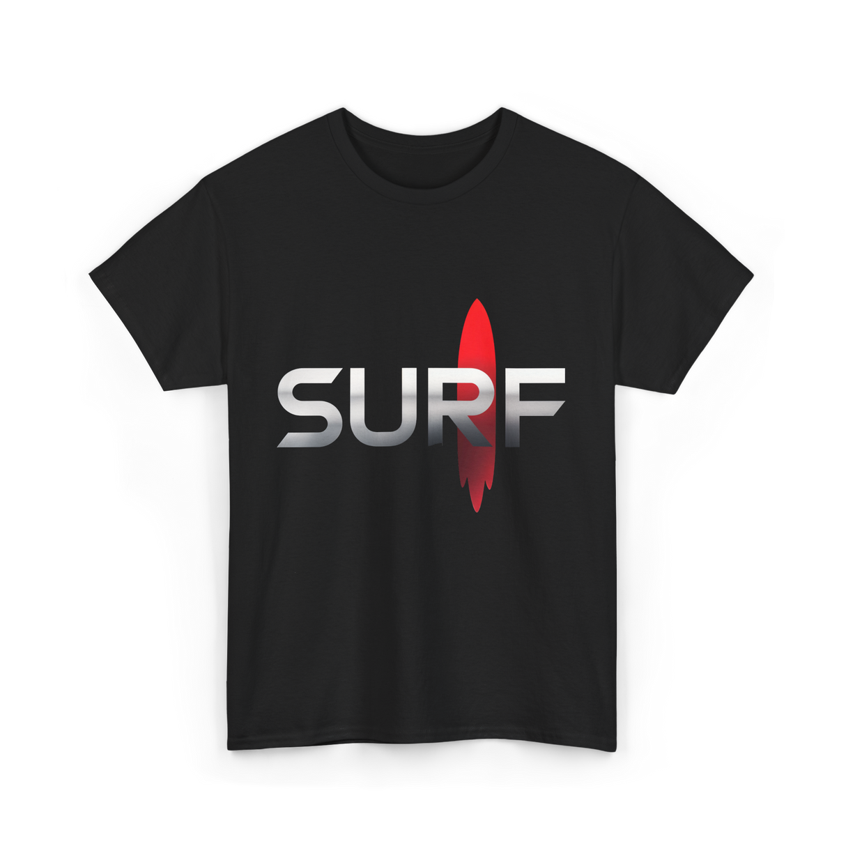 Surf Surfing Surfer T-Shirt - Black