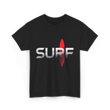 Surf Surfing Surfer T-Shirt - Black