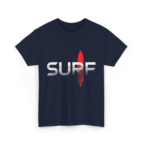 Surf Surfing Surfer T-Shirt - Navy