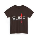 Surf Surfing Surfer T-Shirt - Dark Chocolate