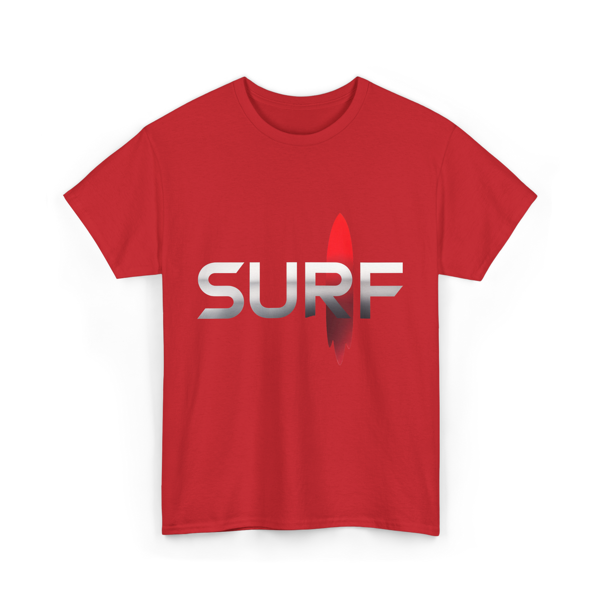 Surf Surfing Surfer T-Shirt - Red