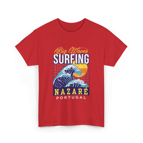 Surfing Nazaré Surf T-Shirt - Red