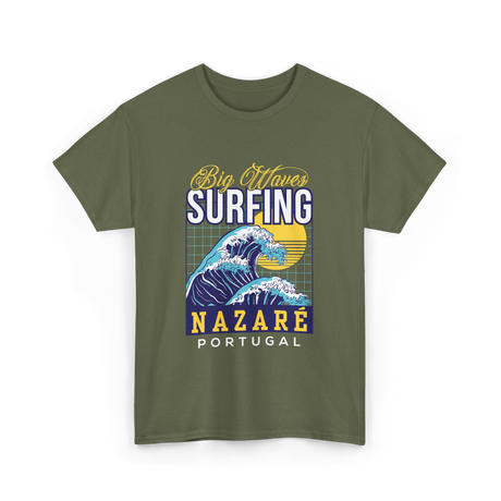 Surfing Nazaré Surf T-Shirt - Military Green