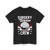 Surgery Survivor Support Crew T-Shirt - Black