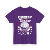 Surgery Survivor Support Crew T-Shirt - Purple