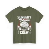 Surgery Survivor Support Crew T-Shirt - Military Green