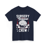 Surgery Survivor Support Crew T-Shirt - Navy