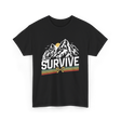 Survive Survival Bushcraft T-Shirt - Black