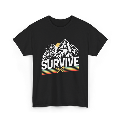 Survive Survival Bushcraft T-Shirt - Black