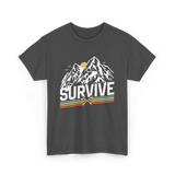 Survive Survival Bushcraft T-Shirt - Dark Heather