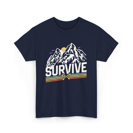 Survive Survival Bushcraft T-Shirt - Navy