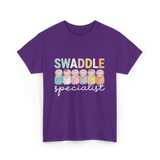 Swaddle Specialist Baby Care T-Shirt - Purple