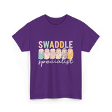 Swaddle Specialist Neonatal Nurse T-Shirt - Purple