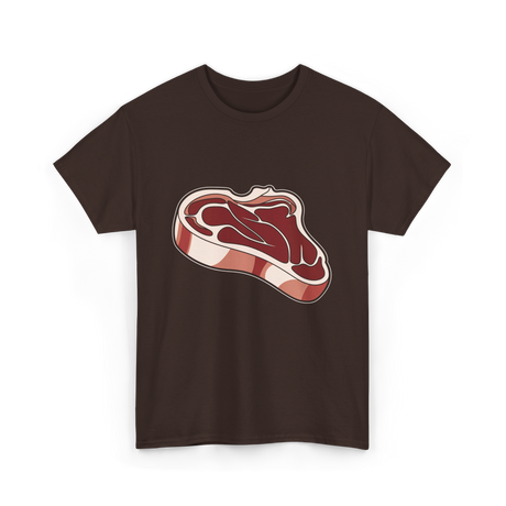 T Bone Steak Meat Lovers T-Shirt - Dark Chocolate