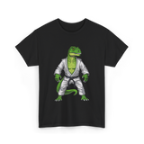 T-Rex Martial Arts Dinosaur T-Shirt - Black