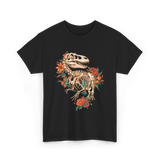 T Rex Skeleton Dinosaur Skeleton T-Shirt - Black