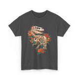 T Rex Skeleton Dinosaur Skeleton T-Shirt - Dark Heather