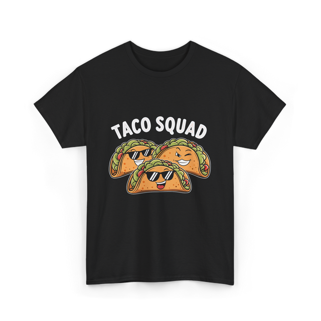 Taco Squad Taco Lovers T-Shirt - Black