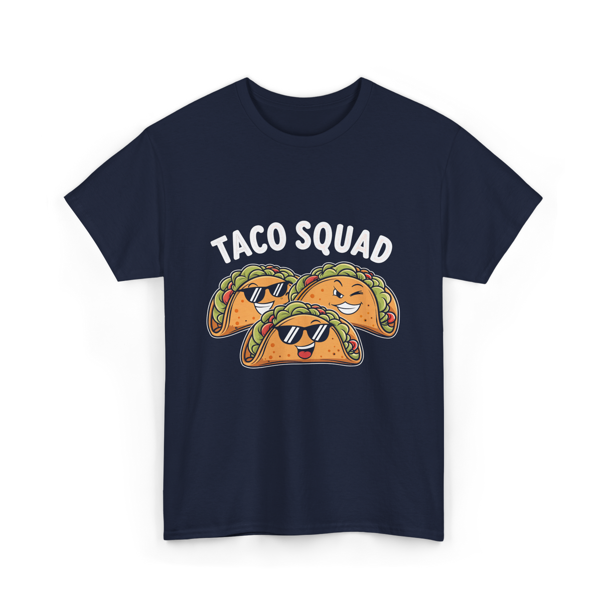 Taco Squad Taco Lovers T-Shirt - Navy