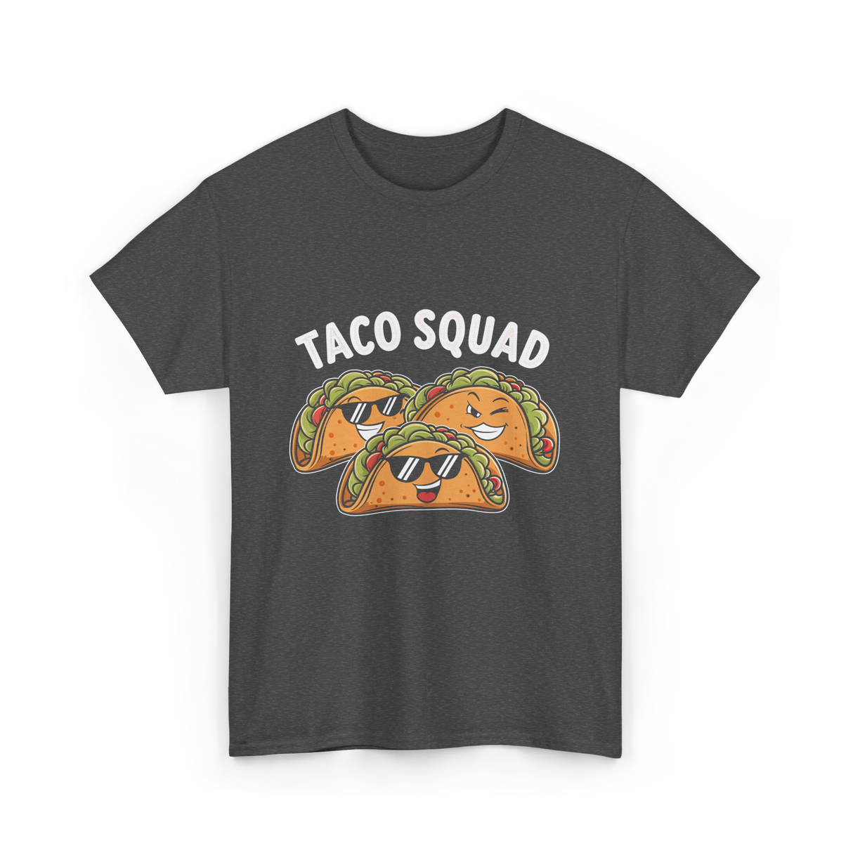 Taco Squad Taco Lovers T-Shirt - Dark Heather