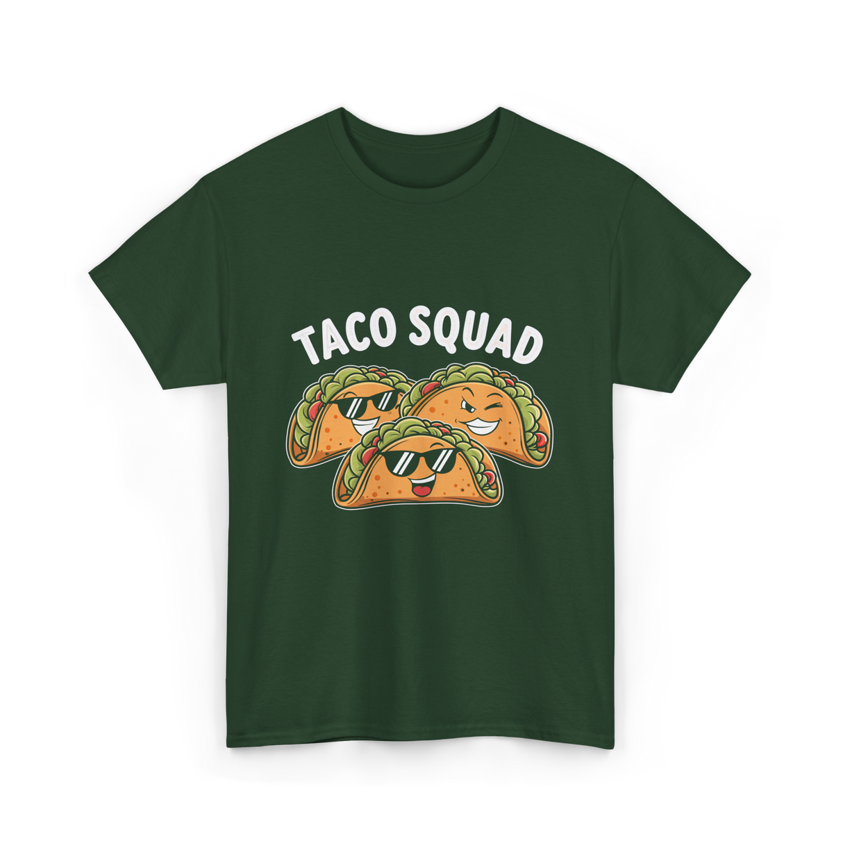 Taco Squad Taco Lovers T-Shirt - Forest Green