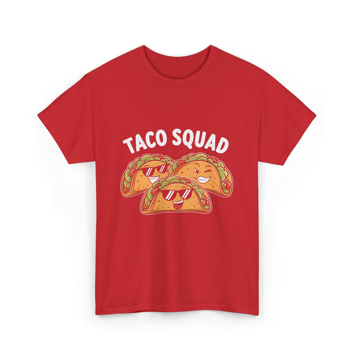 Taco Squad Taco Lovers T-Shirt - Red