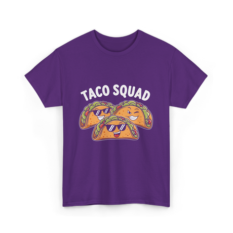 Taco Squad Taco Lovers T-Shirt - Purple