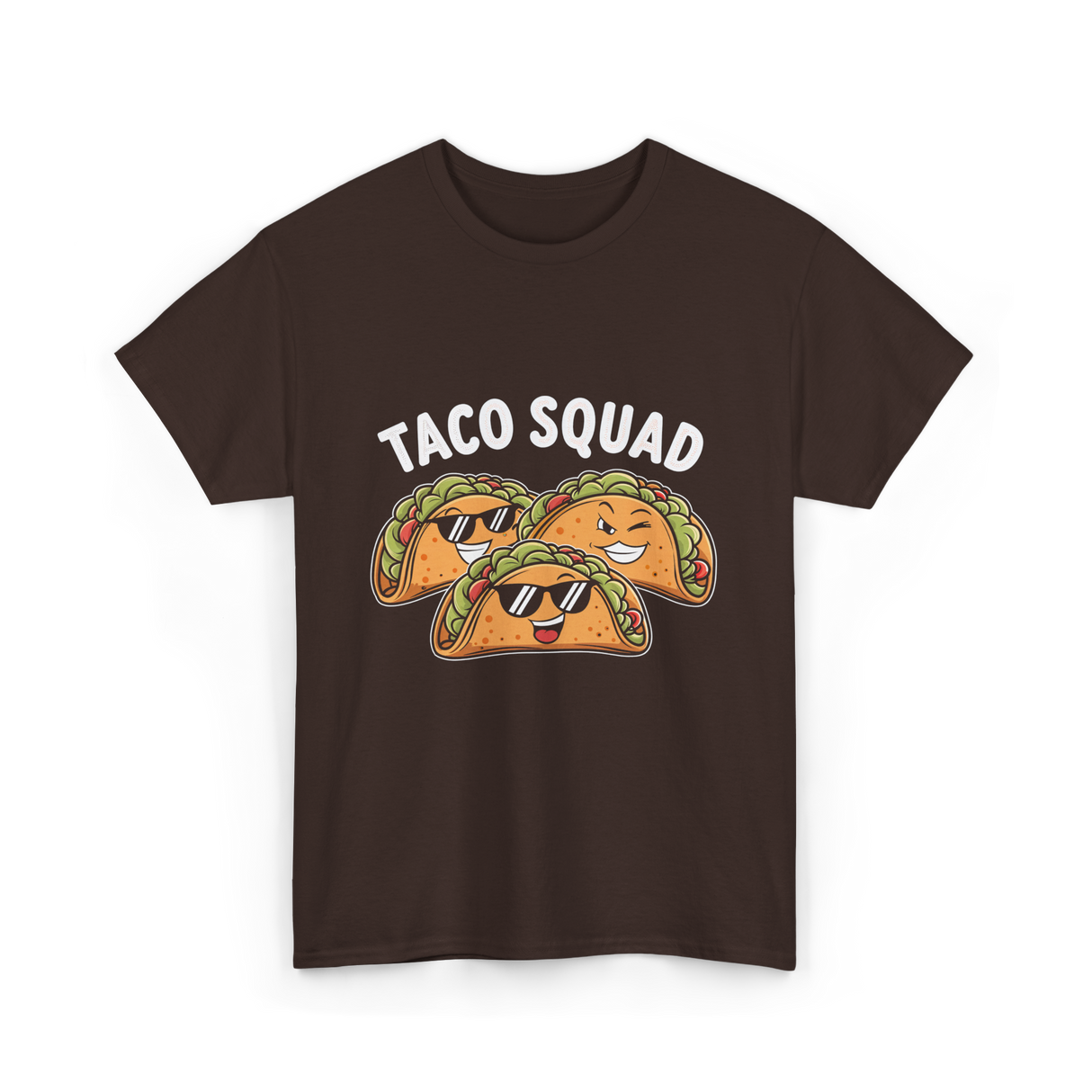 Taco Squad Taco Lovers T-Shirt - Dark Chocolate