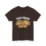 Taco Squad Taco Lovers T-Shirt - Dark Chocolate