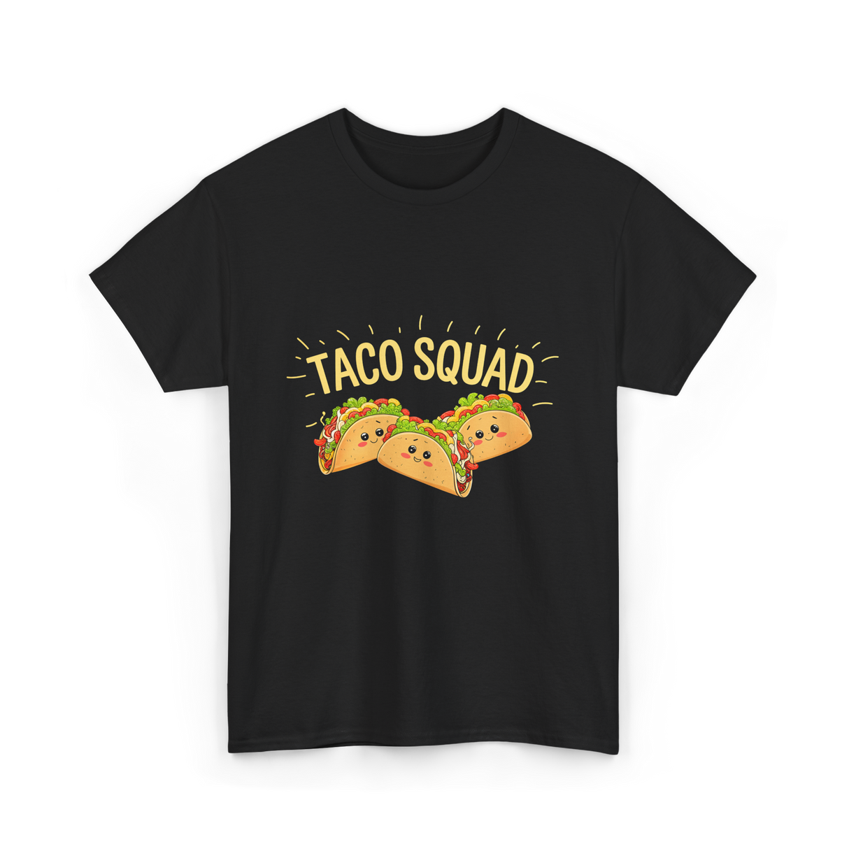 Taco Squad Taco T-Shirt - Black