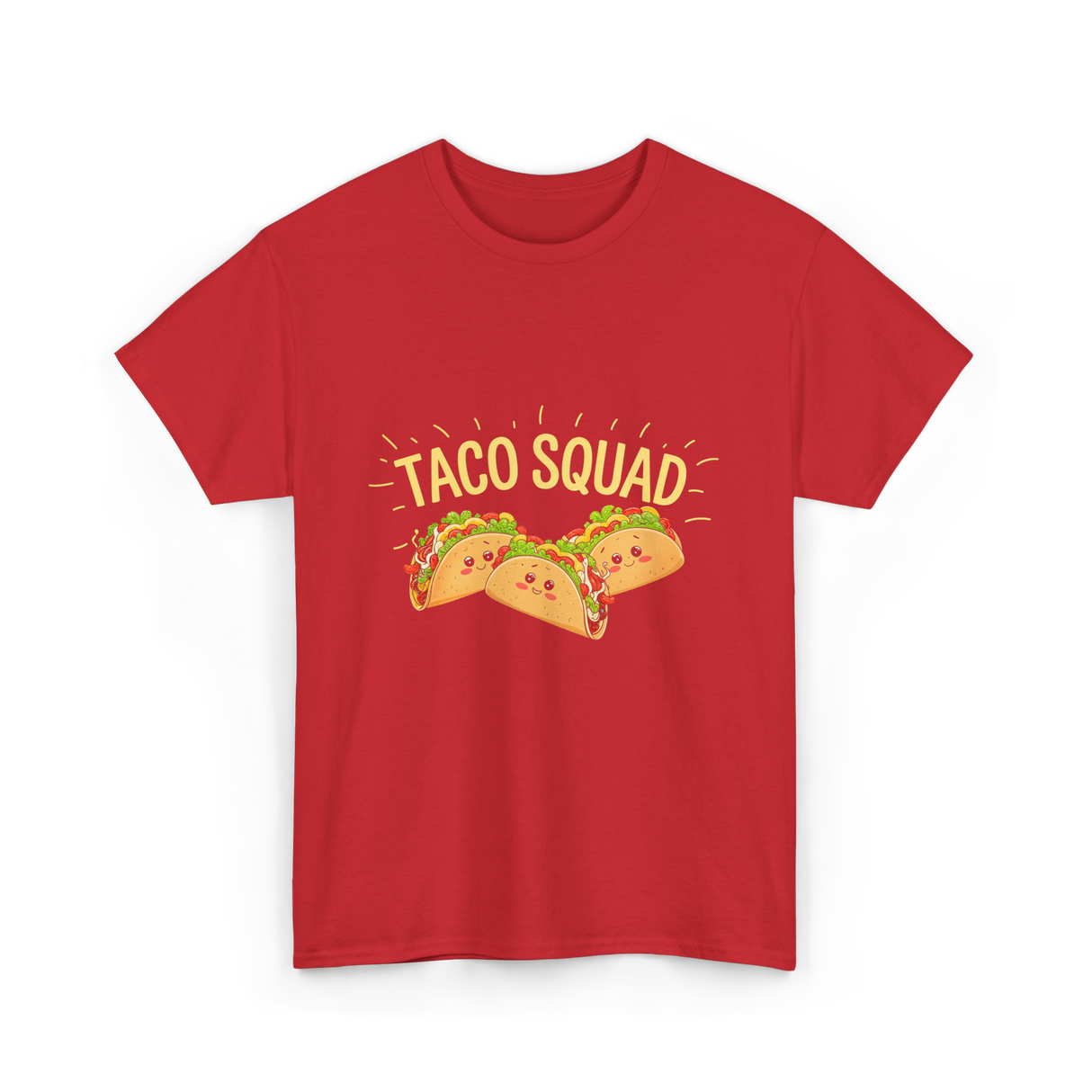 Taco Squad Taco T-Shirt - Red