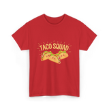 Taco Squad Taco T-Shirt - Red