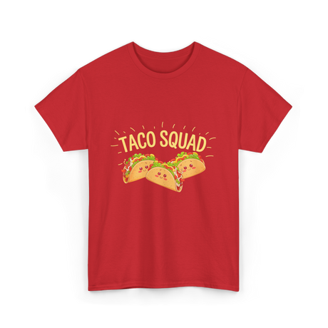 Taco Squad Taco T-Shirt - Red