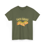 Taco Squad Taco T-Shirt - Military Green