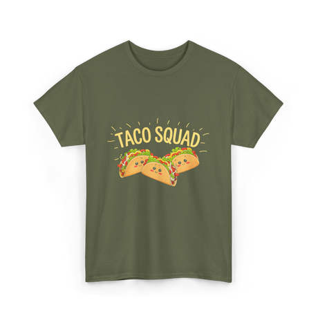 Taco Squad Taco T-Shirt - Military Green