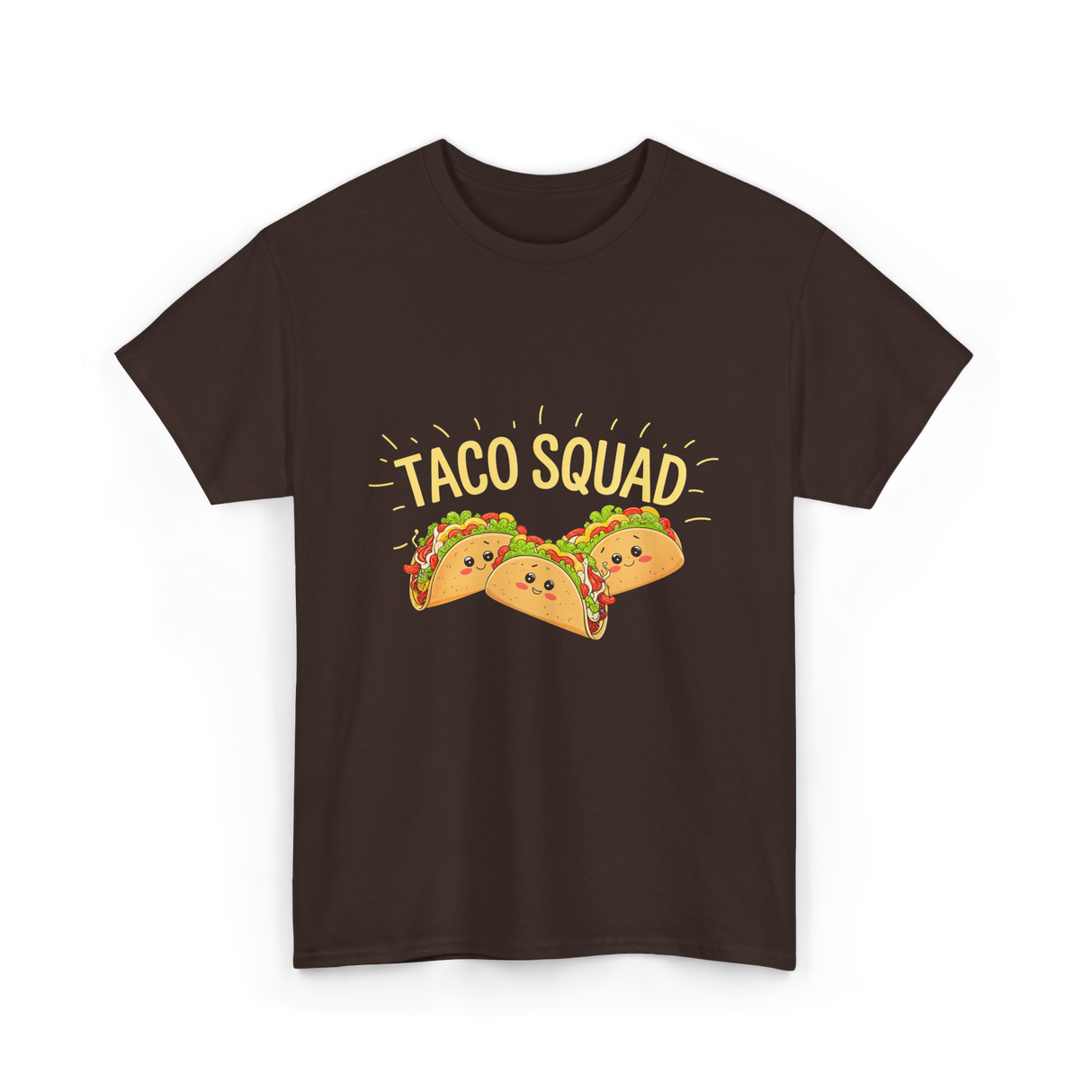 Taco Squad Taco T-Shirt - Dark Chocolate