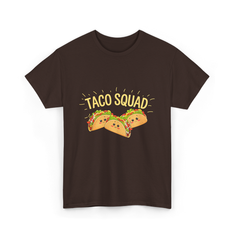 Taco Squad Taco T-Shirt - Dark Chocolate