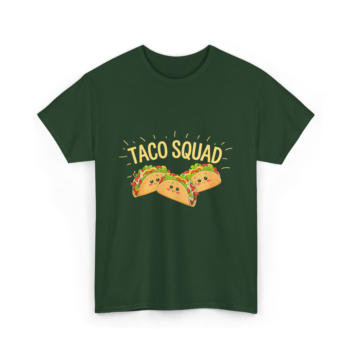 Taco Squad Taco T-Shirt - Forest Green