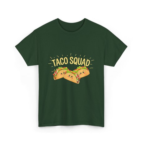 Taco Squad Taco T-Shirt - Forest Green