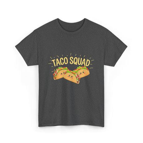 Taco Squad Taco T-Shirt - Dark Heather