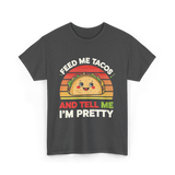 Tacos Pretty Taco T-Shirt - Dark Heather