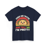 Tacos Pretty Taco T-Shirt - Navy