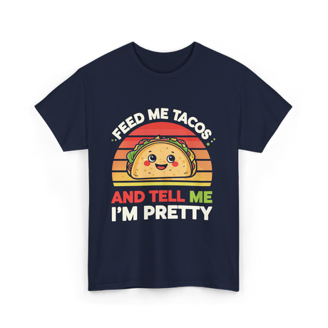 Tacos Pretty Taco T-Shirt - Navy