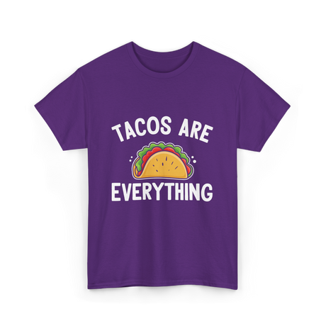 Tacos Are Everything Taco T-Shirt - Purple