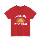 Tacos Are Everything Taco T-Shirt - Red