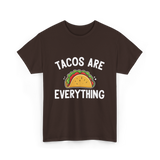 Tacos Are Everything Taco T-Shirt - Dark Chocolate