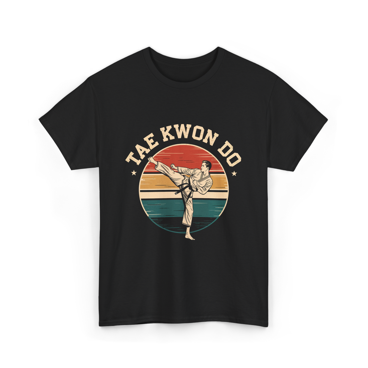 Tae Kwon Do Martial Arts T-Shirt - Black